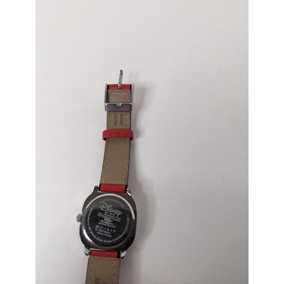 Disney Mickey Mouse Watch with Square Watch Face and Red Band - Picture 4 of 7